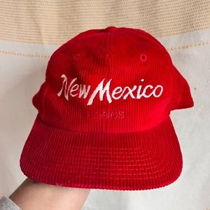 Vintage New Mexico corduroy SnapBack hat